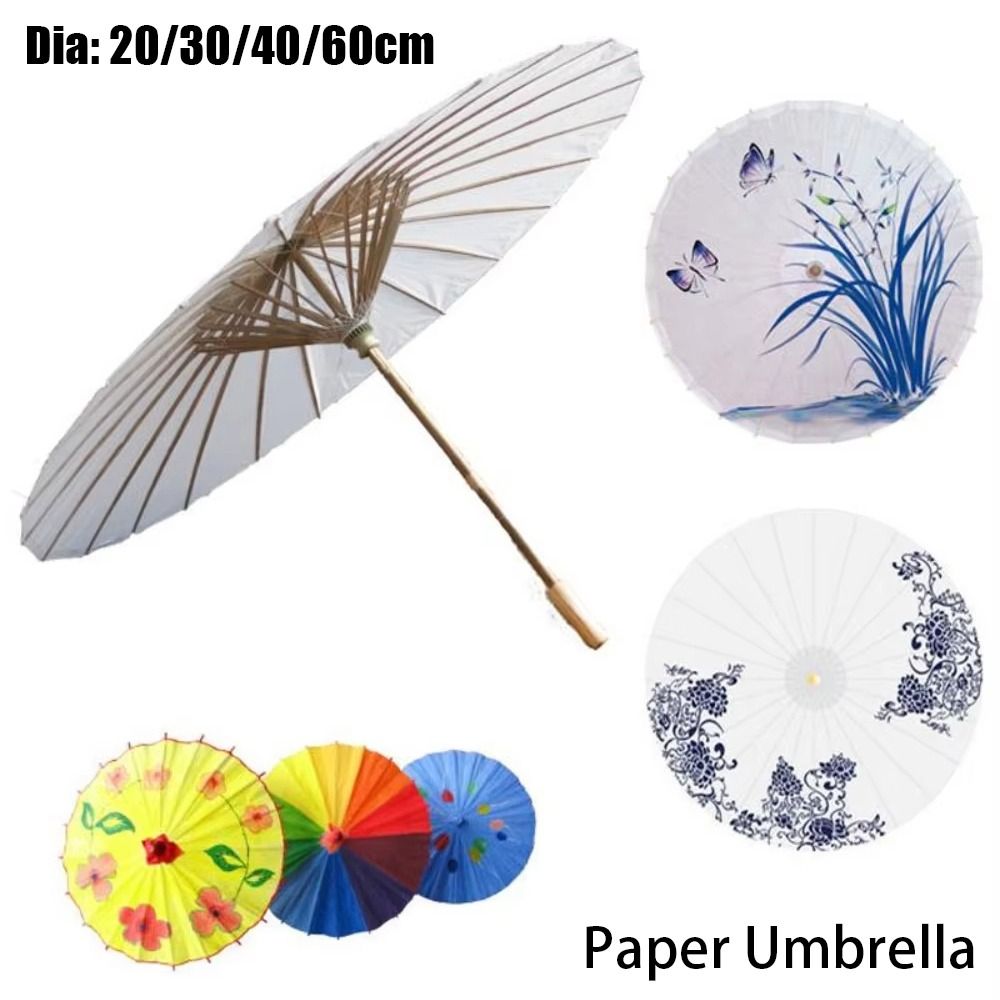 Photography Umbrella - 1 Adet Çap 20/30/40/60cm Kağıt Şemsiye