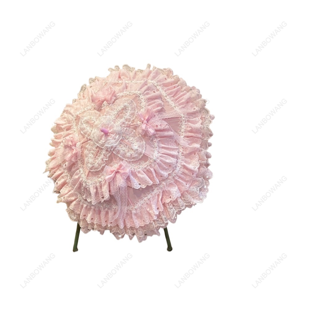 El Yapımı Pembe Çiçekli Kalp D - Photography Umbrella incelemesi ve fiyatı