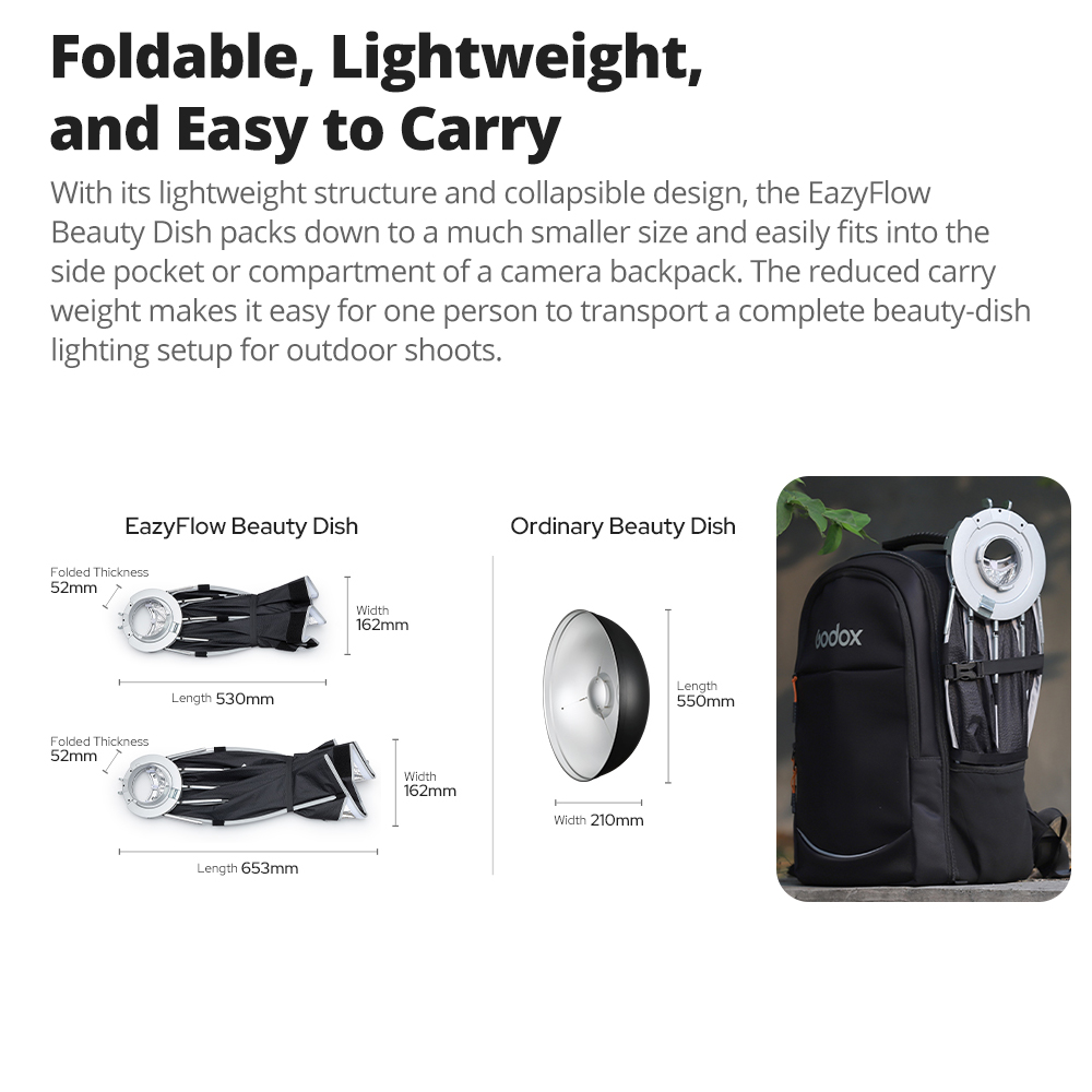 Yeni Godox EazyFlow Beauty Dis - Photography Umbrella incelemesi ve fiyatı