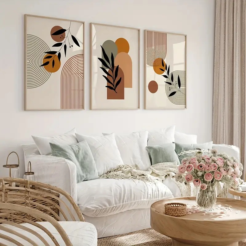3 adet Bohem tarzı Bitki Geome - Photography Geometry incelemesi ve fiyatı